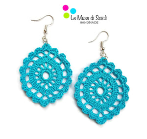 summer turquoise aqua earrings for women