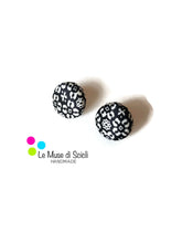 handmade button earrings