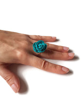 crochet flower ring