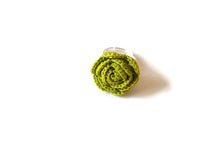 cotton crocheted handmade rose shape ring