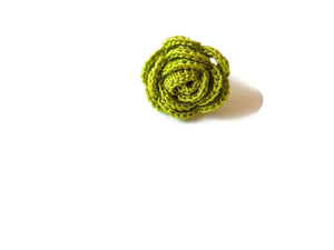 in a lime green fresh and bright color a ring for women and girls