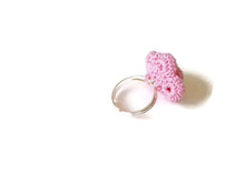 resizable flower rose ring for girls