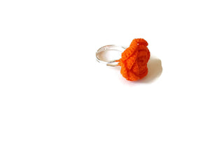 orange cotton ring for women and girls