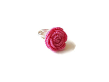 crochet flower ring