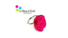 flower crochet ring