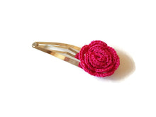 pink hair clip