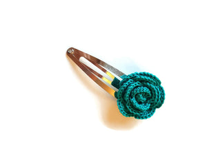 emerald hair pin