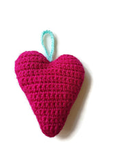 Pink fuchsia heart decoration