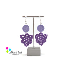 ombre purple and violet and nuances earrings jewelry for women