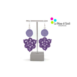 elegant and particular artisan handmade crochet drop earrings for girls and women