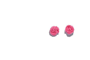 rose stud earrings for little girls