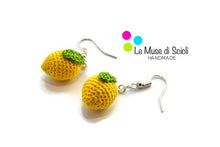 sicilian fresh lemon women earrings