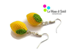 yellow bright lemon drop earrings for women