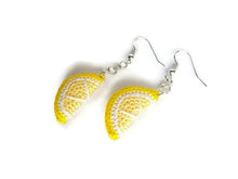 lemon shape earrings for women and girls