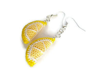 amigurumi lemon drop earrings