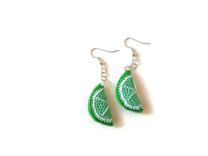 lime earrings for women and girls