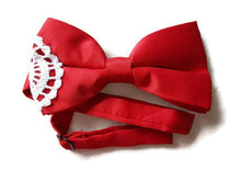 Red bow tie - Papillon