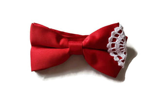 Red bow tie - Papillon