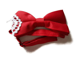 Red bow tie - Papillon