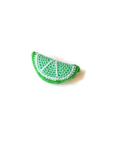 Lime brooch