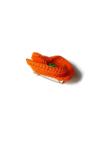 Broches coquelicot orange