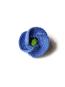 blue brooch