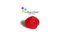 crochet rose ring