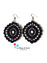 black earrings